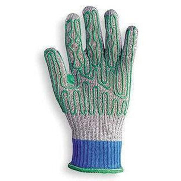 BUY WHIZARD SILVER TALON GLOVE WITH GRIP PATTERN, MEDIUM, GRAY/BLUE WITH GREEN POLYURETHANE PATTERN, LEFT HAND ONLY now and SAVE!