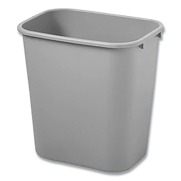 BUY DESKSIDE WASTEBASKETS, 7 GAL, PLASTIC, GRAY now and SAVE!