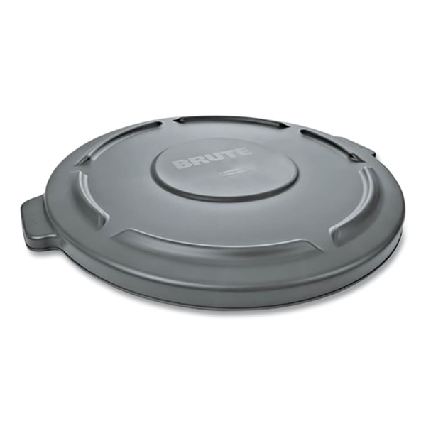 BUY BRUTE ROUND CONTAINER LID, FOR 2643 44-GAL WASTE CONTAINERS, 24-1/2 IN DIA, GRAY now and SAVE!