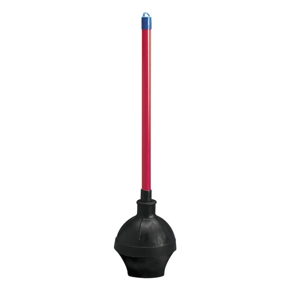 BUY TOILET PLUNGER, 5 5/8 IN DIA BOWL, 23 5/8 IN, RED/BLACK now and SAVE!