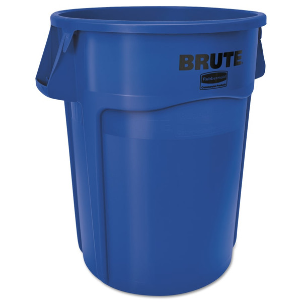 BUY BRUTE ROUND CONTAINER WITHOUT LID, 20 GAL, HEAVY-DUTY PLASTIC, BLUE now and SAVE!