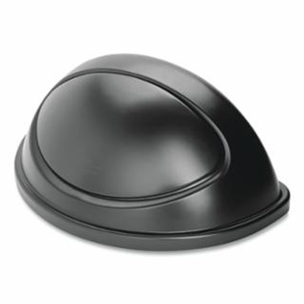 BUY HALF ROUND TRASH CAN LID, SWING, USED WITH FG352000, BLACK now and SAVE!