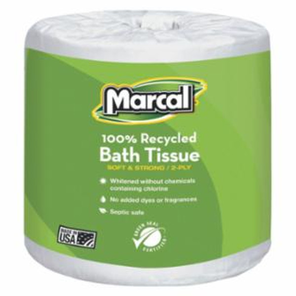 BUY 100% RECYCLED TWO-PLY BATH TISSUE, WHITE now and SAVE!