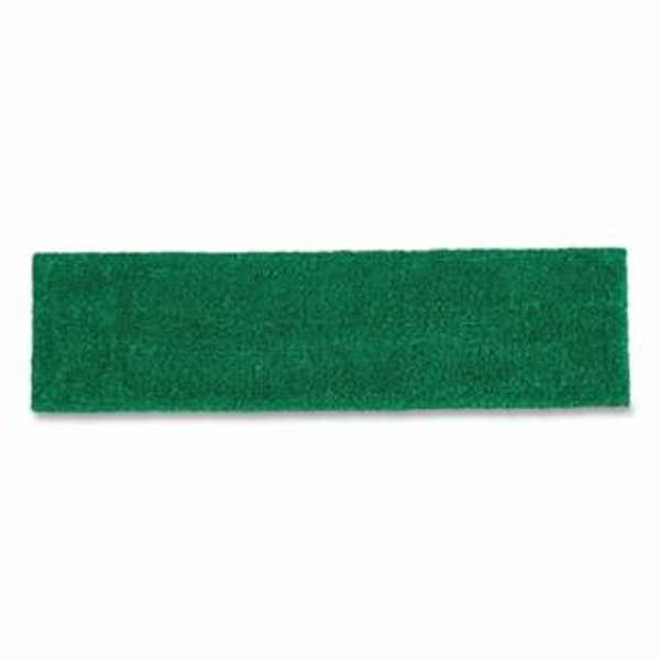 BUY ADAPTABLE FLAT MOP MICROFIBER PAD, 5.5 IN W X 19.5 IN L, GREEN now and SAVE!