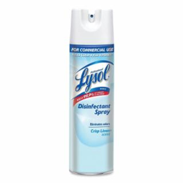 BUY DISINFECTANT SPRAY, 19 OZ, AEROSOL CAN, CRISP LINEN now and SAVE!