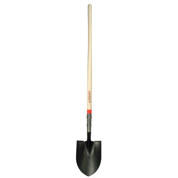 BUY ROUND POINT SHOVEL, 12 IN L X 9.5 IN W BLADE, 48 IN NORTH AMERICAN HARDWOOD STRAIGHT HANDLE now and SAVE!