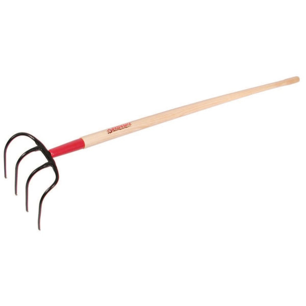 BUY MANURE FORK, 4-TINE, CURVED, 60 IN HANDLE now and SAVE!