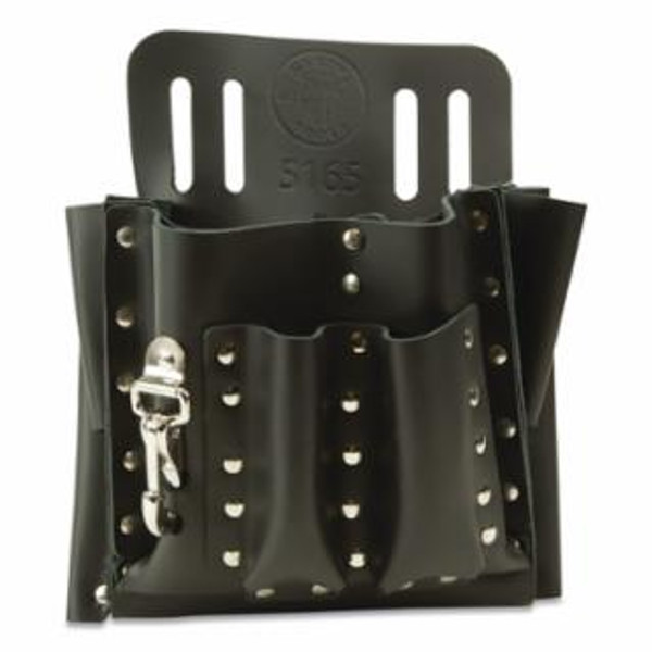BUY TOOL POUCHES, 10 COMPARTMENTS, BLACK, LEATHER, BELT LOOP now and SAVE!