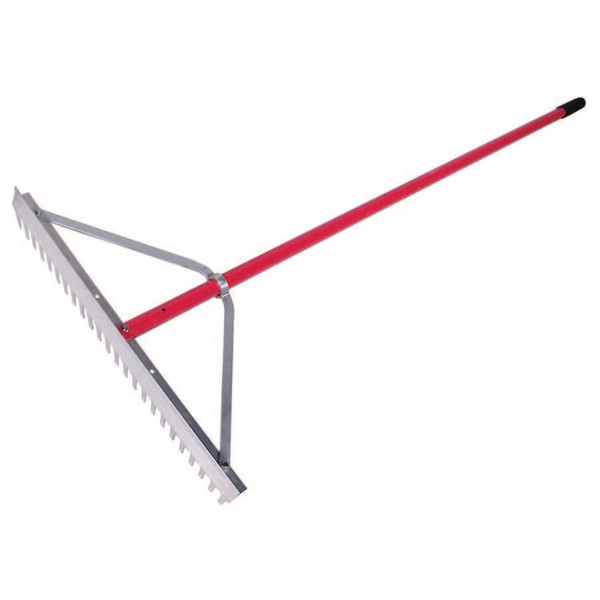 BUY LANDSCAPE RAKE, 66 IN ALUMINUM HANDLE, 24 IN HEAD now and SAVE!
