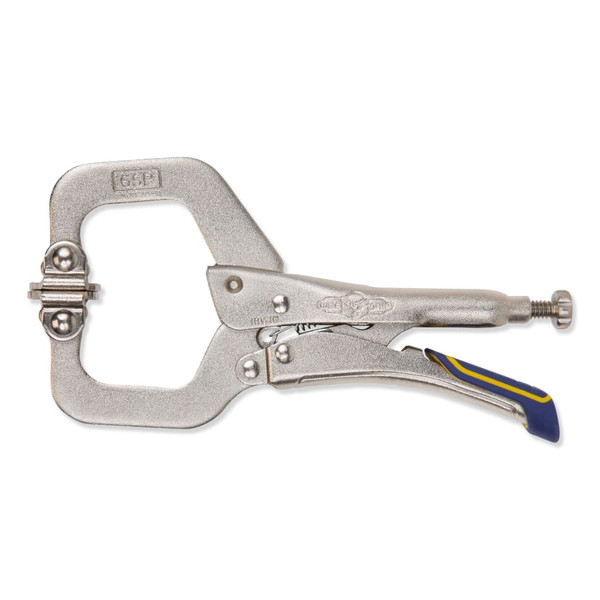 BUY LOCKING C-CLAMPS WITH SWIVEL PADS, JAW OPENS TO 2-1/8 IN, 6 IN LONG now and SAVE!