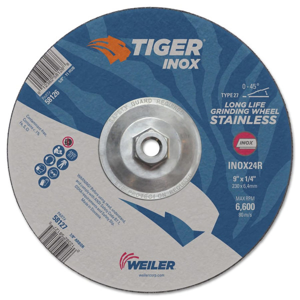 BUY TIGER INOX GRINDING WHEEL, 5 IN X .045 IN , 7/8 AH now and SAVE!
