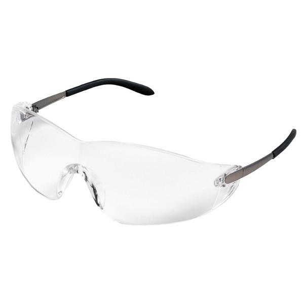 BUY BLACKJACK S2110 CHROME FRAME CLEAR LENS SAFETY GLASS  - SOLD 12 EACH now and SAVE!