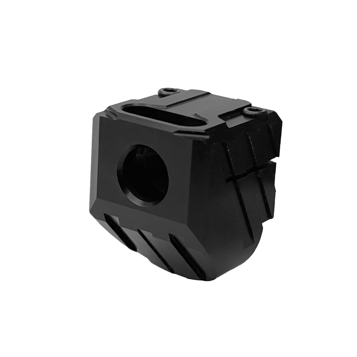 Steel Competton Low Concusson 1/2x28 TP Muzzle Brake Compensator