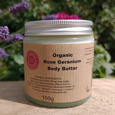 Organic Rose and Geranium Body Butter