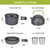 12Pcs Camping Cookware Set Camping Stove Aluminum Pot Pans Kit