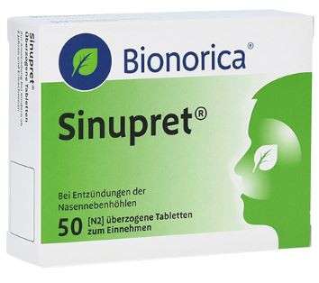 Sinupret Überzogene Tabletten (Coated Tablets) 50st