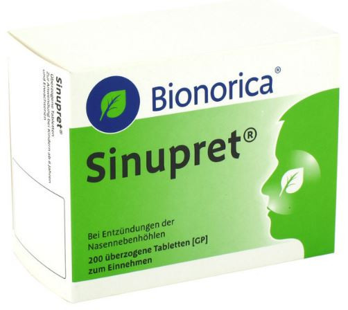 Sinupret Überzogene Tabletten (Coated Tablets) 200st