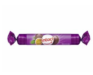 Intact Traubenzucker Maracuja (Passion Fruit) Roll 40g