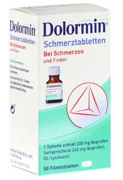Dolormin Filmtabletten 200mg (Coated Tablets) 50st