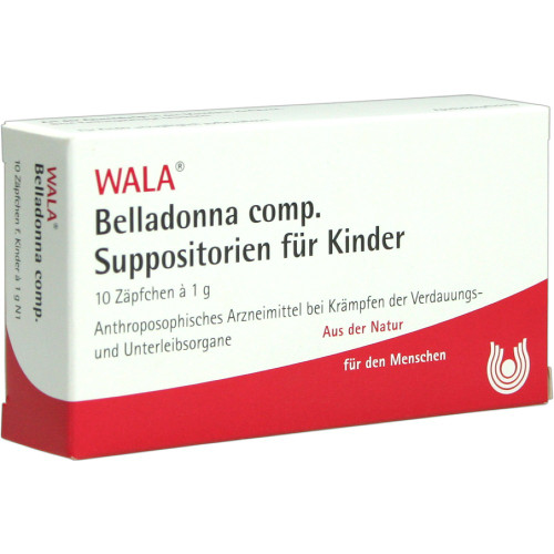 Belladonna Comp Suppositorien fuer Kinder (Child Suppositories) 10 x 1g Belladonna Comp Suppositorien fuer Kinder (Child Suppositories) 10 x 1g