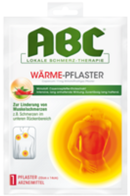 ABC Wärme-Pflaster Capsicum Hansaplast (Heat Patch) 14 x 22 Medium  1st