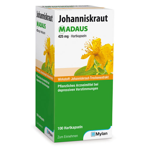 Johanniskraut St. John's Wort Madaus (Hard Capsules) 100 x 425mg
