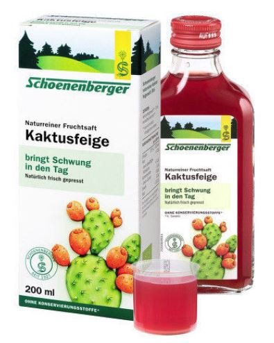 Schoenenberger Bio Kaktusfeigensaft (Organic Prickly Pear Juice) 200ml