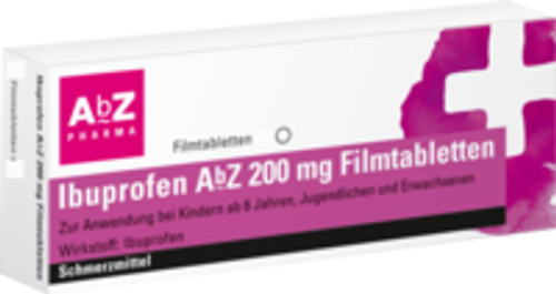 Ibuprofen AbZ 200 mg Filmtabletten ( Film-Coated Tablets) 50st