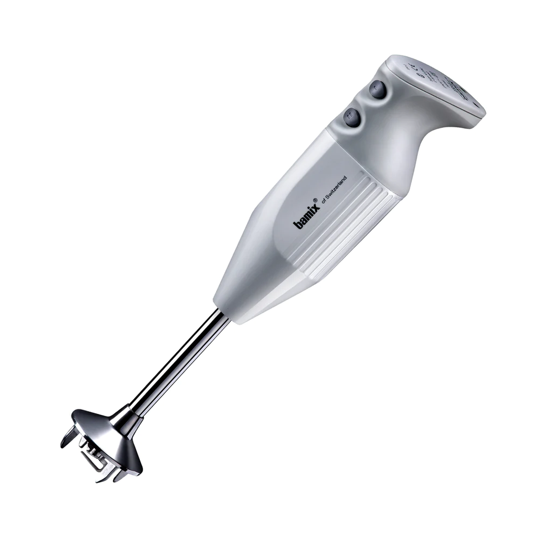Bamix 200W DeLuxe Hand Blender in White Juicers.ie