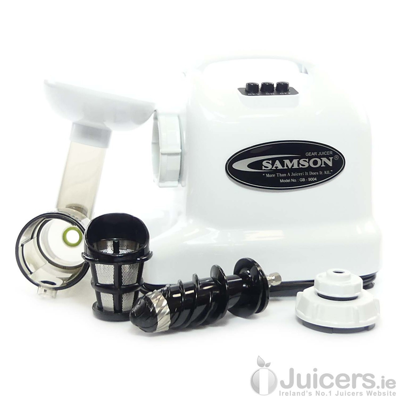 Samson GB9004 Advanced Horizontal Slow Juicer in White Juicers.ie