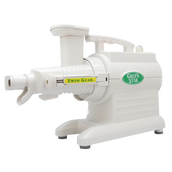 Green Star GS-2000 Twin Gear Slow Juicer in White