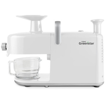 Green Star 5 Twin Gear Cold Press Masticating Juicer in White - GS5-2WH-B