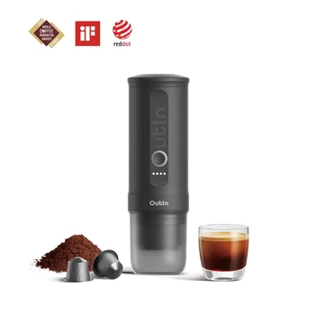 OutIn Nano Portable Espresso Machine in Space Grey