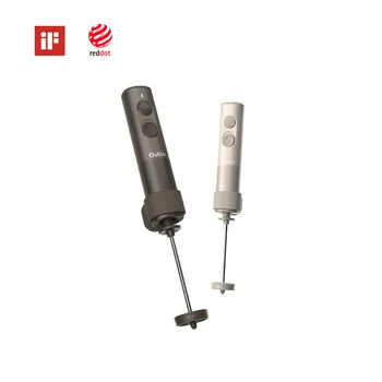 OutIn LattoGo Handheld Milk Frother in Starburst Silver