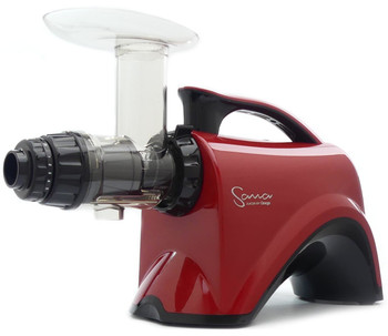 Omega Sana EUJ-606 Horizontal Slow Juicer in Red