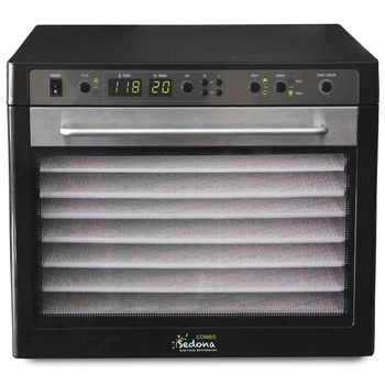 Tribest Sedona Combo 9-Tray Dehydrator in Black SD-P9150