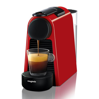 Nespresso Essenza Mini Coffee Machine by Magimix in Red