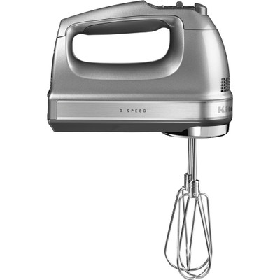 KitchenAid 5KHM9212 Artisan 9 Speed Hand Mixer in Contour Silver