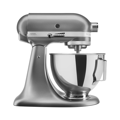 Kitchenaid Artisan 4.3L Tilt-Head Stand Mixer in Contour Silver - 5KSM95PSBCU