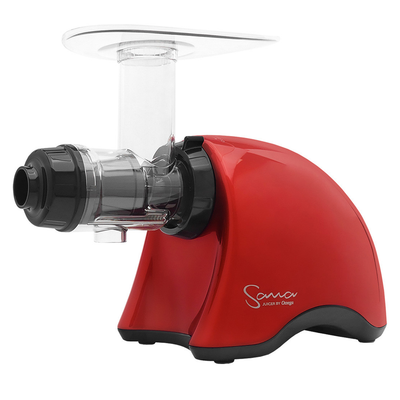 Omega Sana EUJ-707 Horizontal Slow Juicer in Red