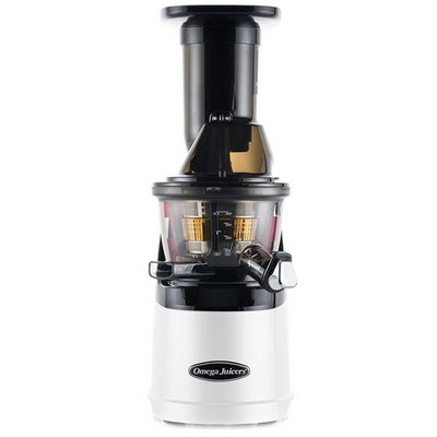 Omega MMV702 Mega Mouth Slow Juicer in White 