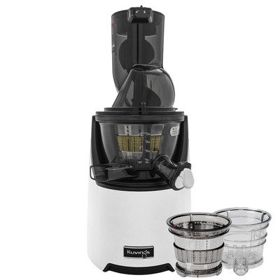 Kuvings EVO820 Wide Feed Juicer in White with Accessory Pack