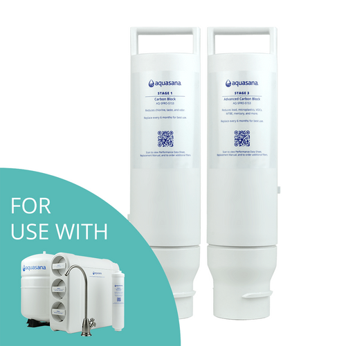 Aquasana SmartFlow Reverse Osmosis Carbon Block and Advanced Carbon Block Replacements