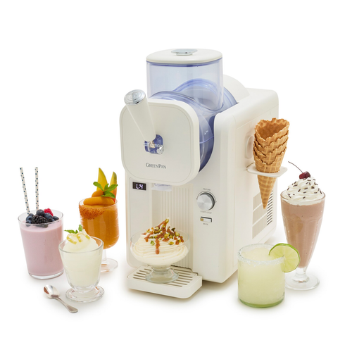 GreenPan 15-in-1 Frost Ice Cream Maker In Cream 