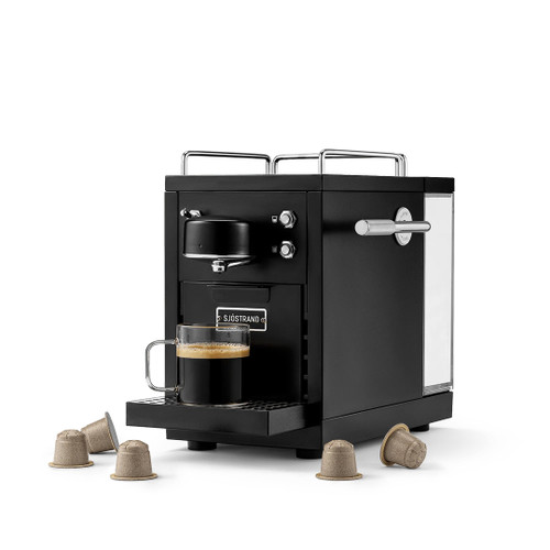 Sjostrand Original 2.0 Capsule Coffee Machine in Black