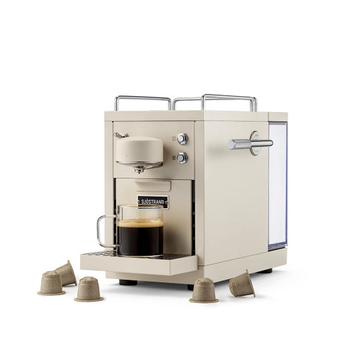 Sjostrand Original 2.0 Capsule Coffee Machine in Beige