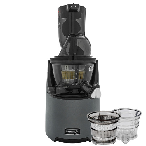 Kuvings EVO820 Wide Feed Juicer in Gunmetal with Accessory Pack