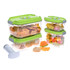 Status 5-Piece Set of Smaller Rectangular Vacuum Containers in Green