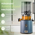 Hurom H330P Self-Feeding Juicer in Deep Blue