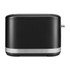 KitchenAid Manual Control 2-slice Toaster in Matte Black - 5KMT2109BBM